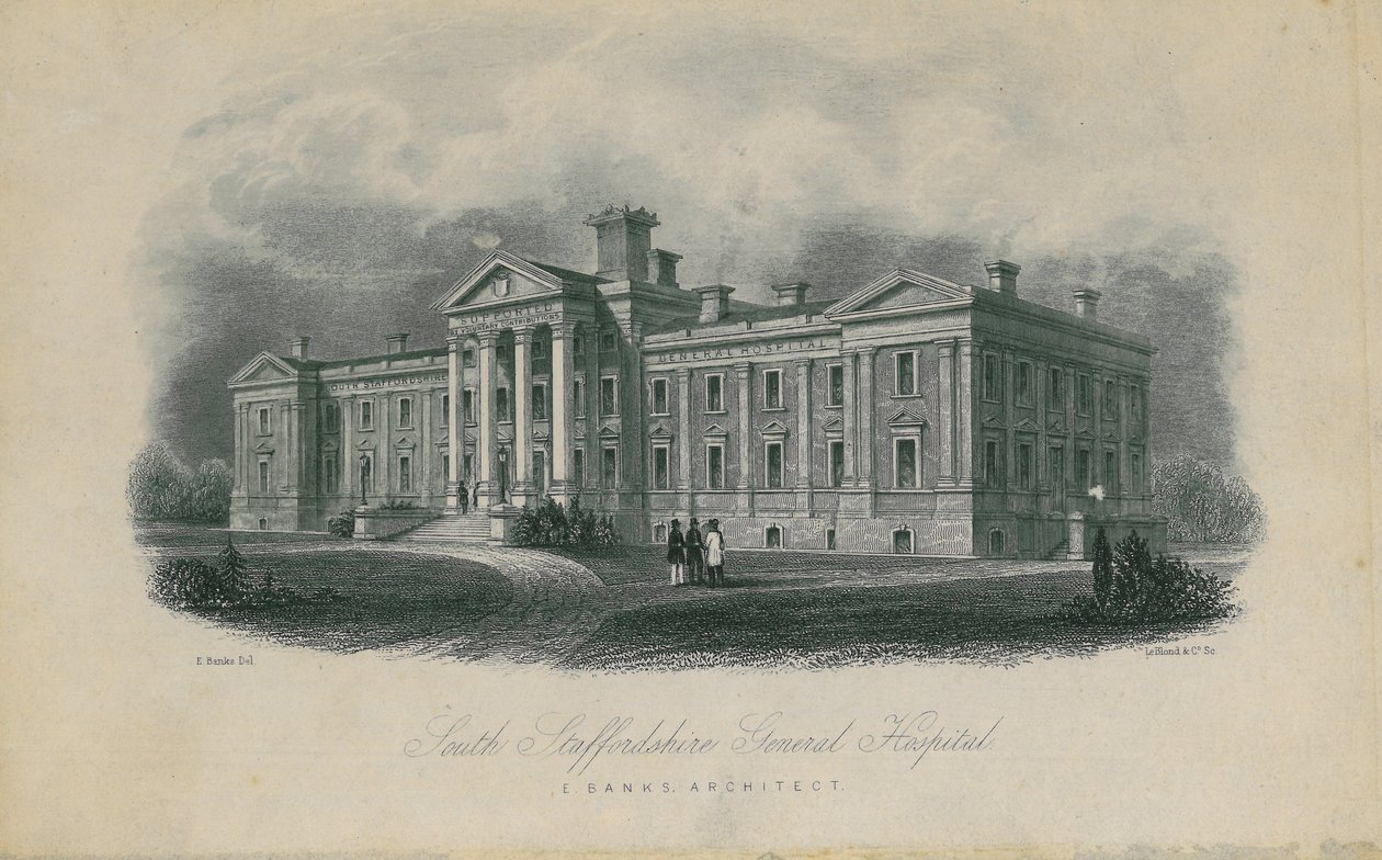 Szpital ogólny w South Staffordshire autorstwa E. Banks