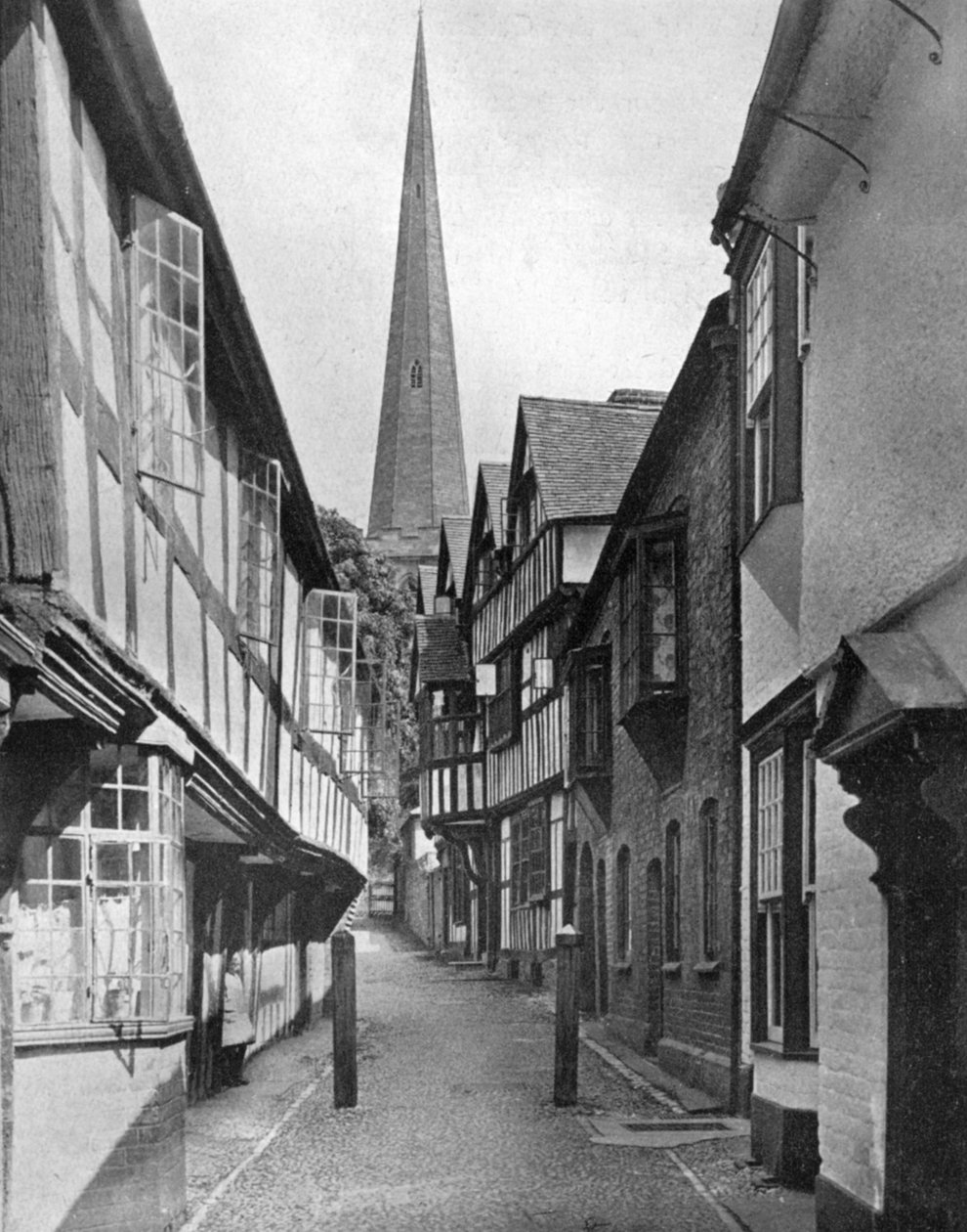 Church Lane, Ledbury, Herefordshire, 1924-1926. autorstwa E. Bastard