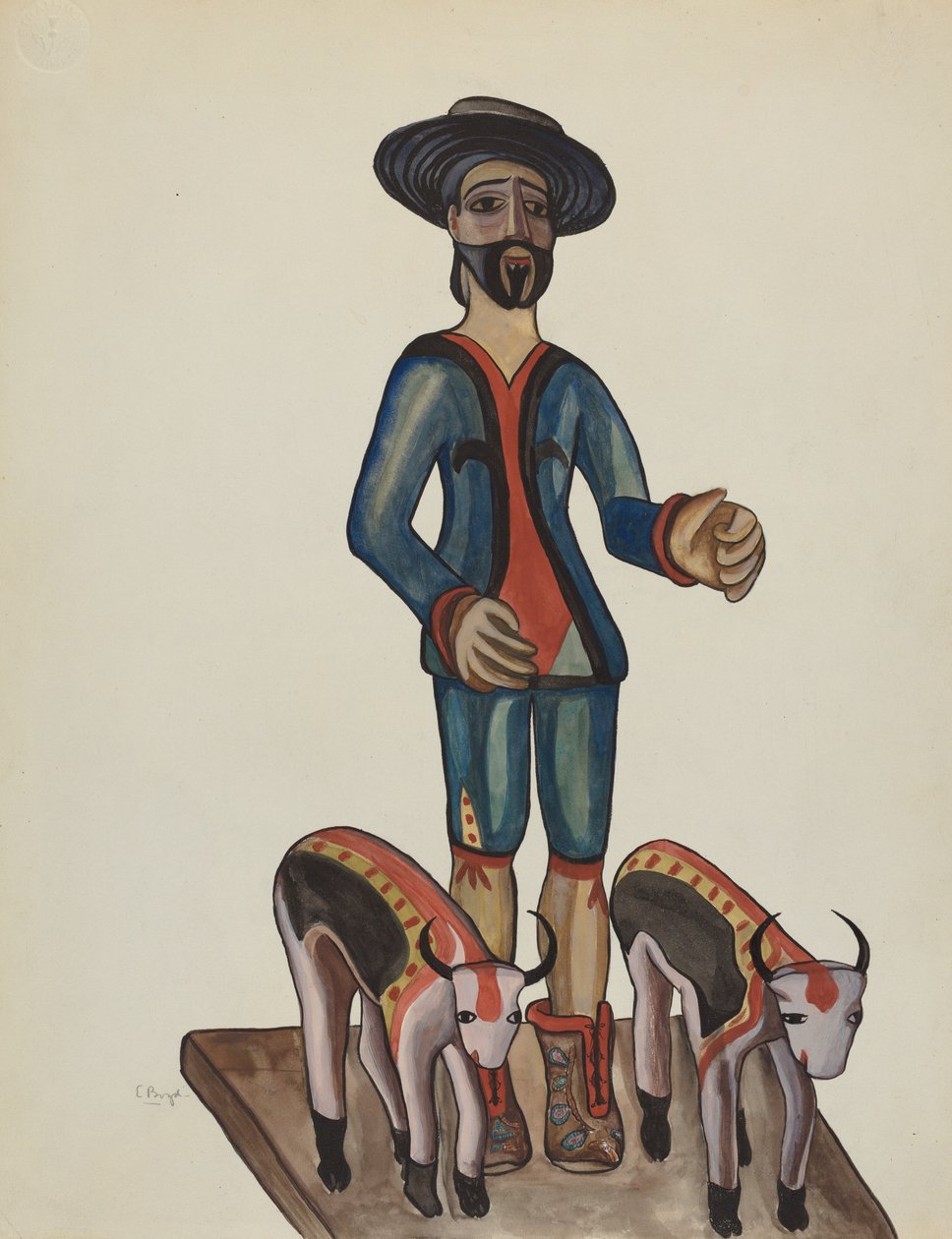 Bulk św Ysidro, c. 1936. autorstwa E. Boyd