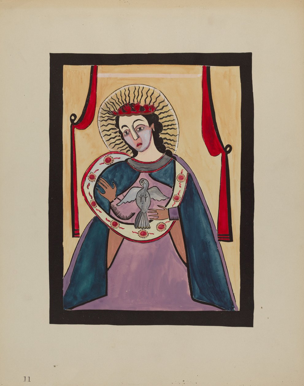 Retabla Ducha Świętego, c. 1936. autorstwa E. Boyd