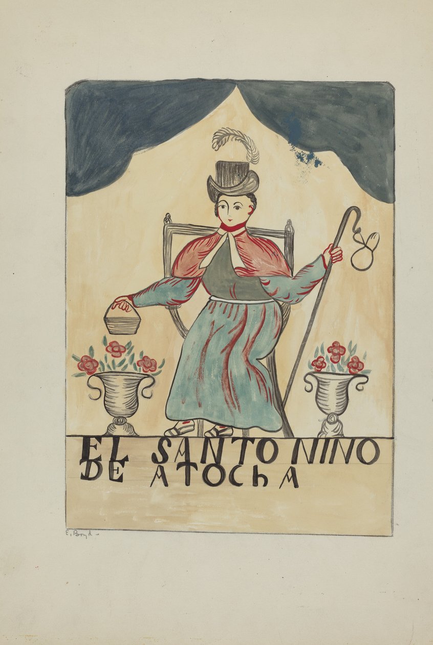 Retablo-Święty Dziecka, 1935-1942. autorstwa E. Boyd