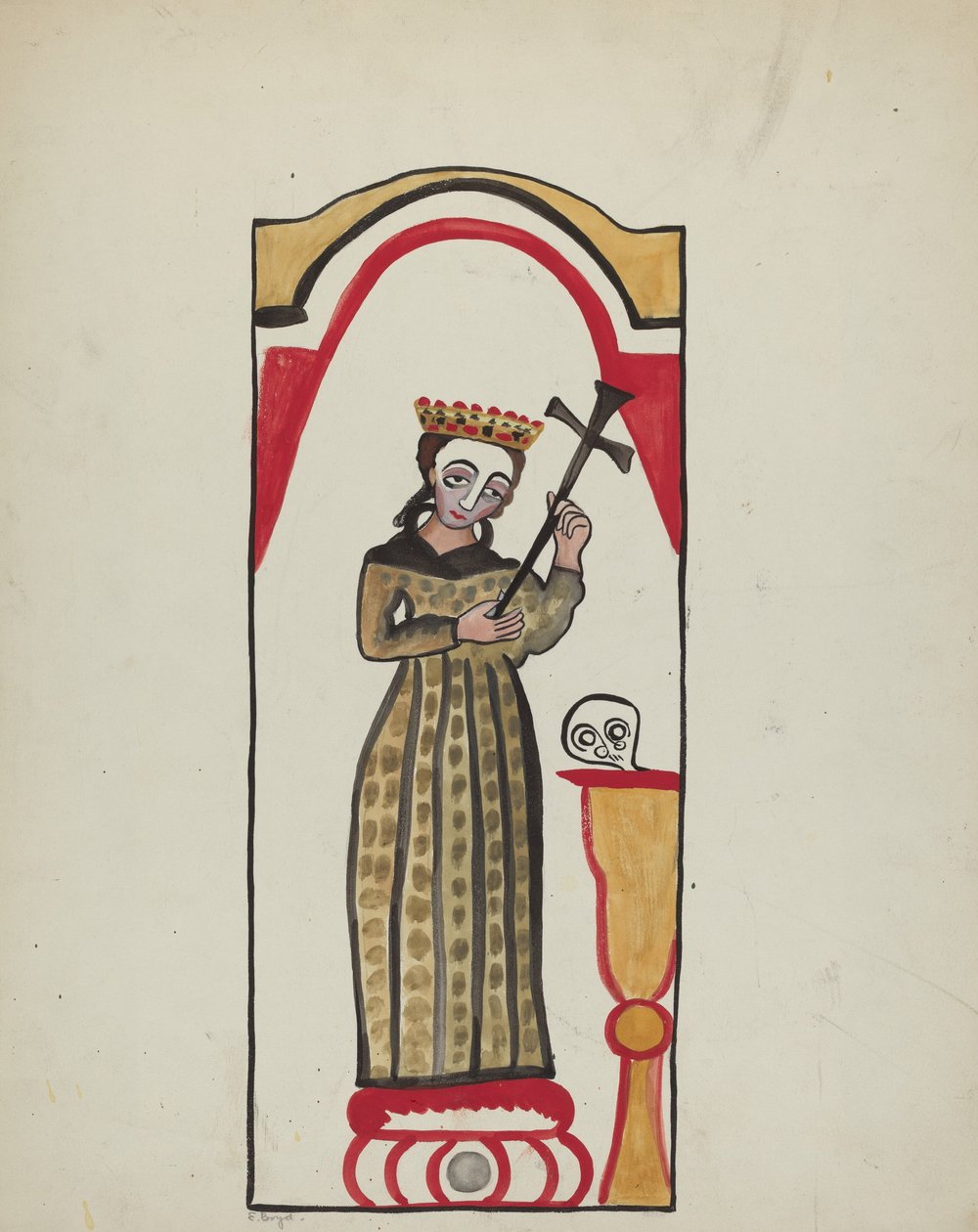 Ołtarz-Santa Rita autorstwa E. Boyd