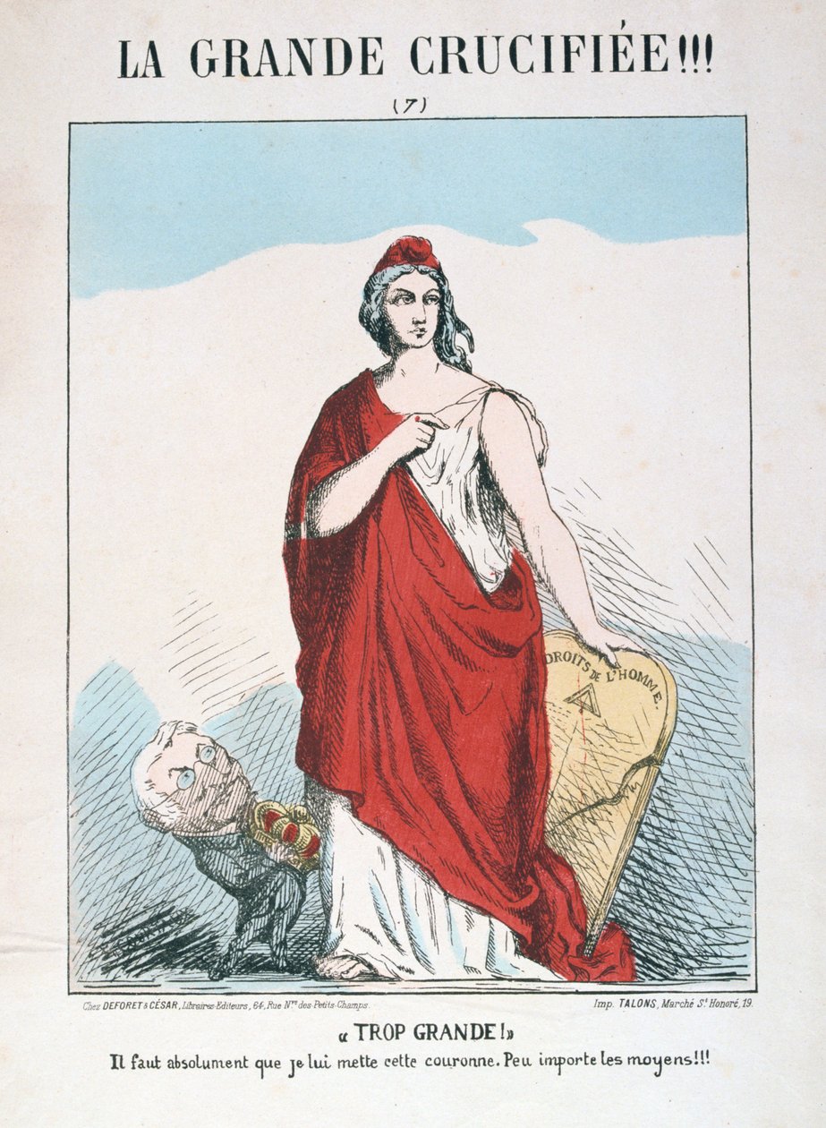 Alegoria republikańskiej Francji, 1871. autorstwa E. Courtaux