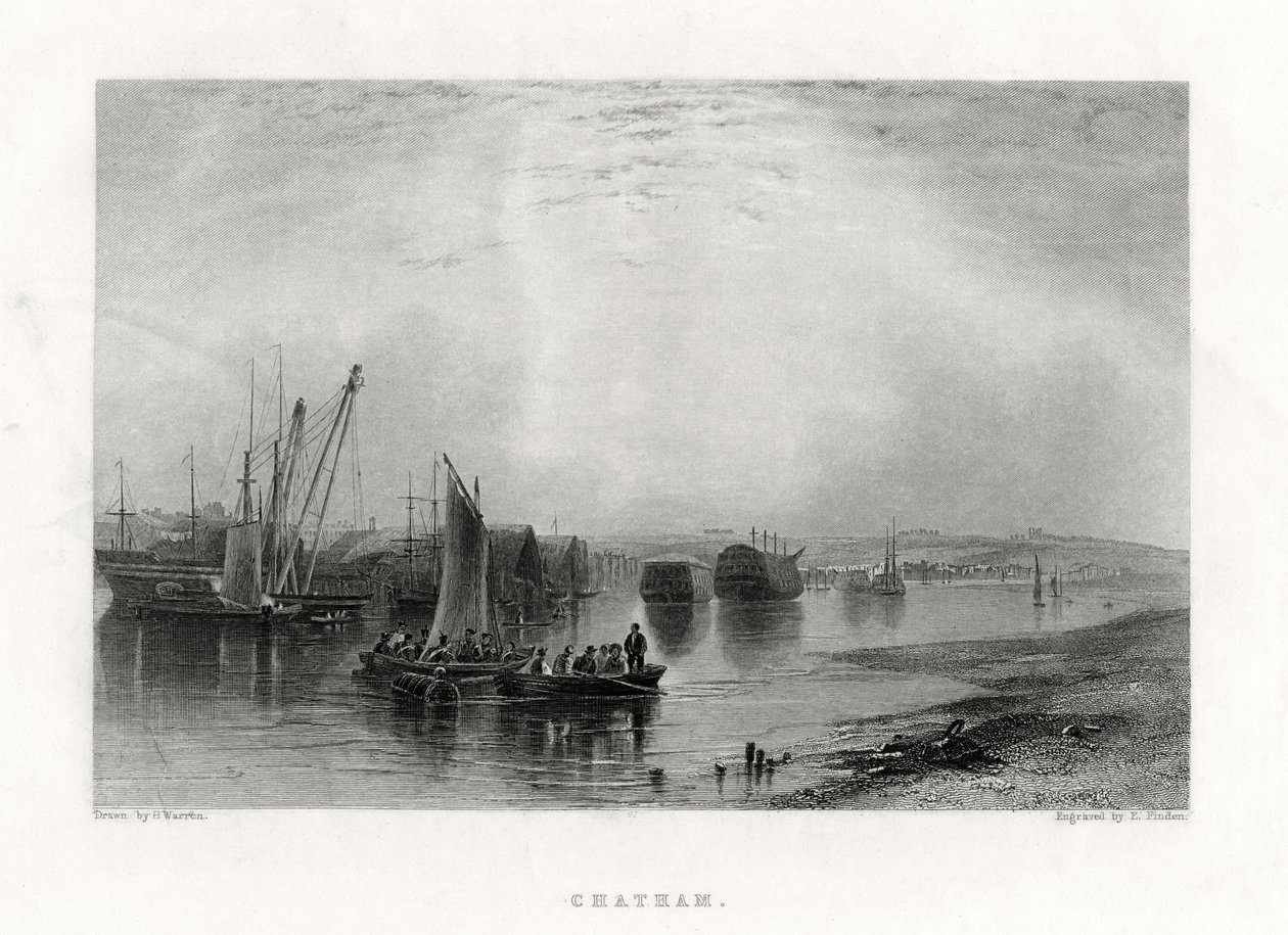 Kazem, Kent, 1860 autorstwa E. Finden