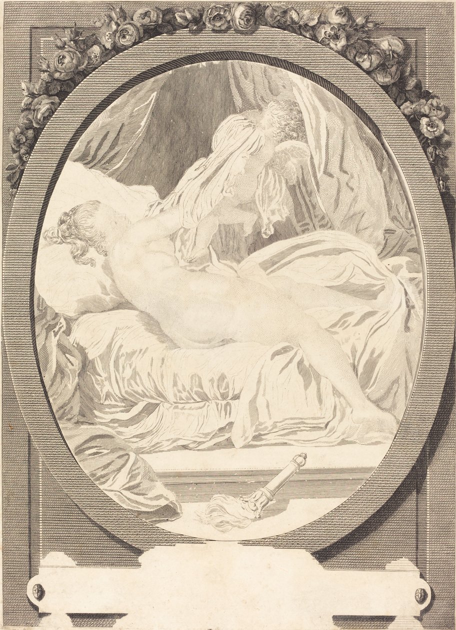 Koszula zdjęta autorstwa E. Guersant after Jean Honoré Fragonard