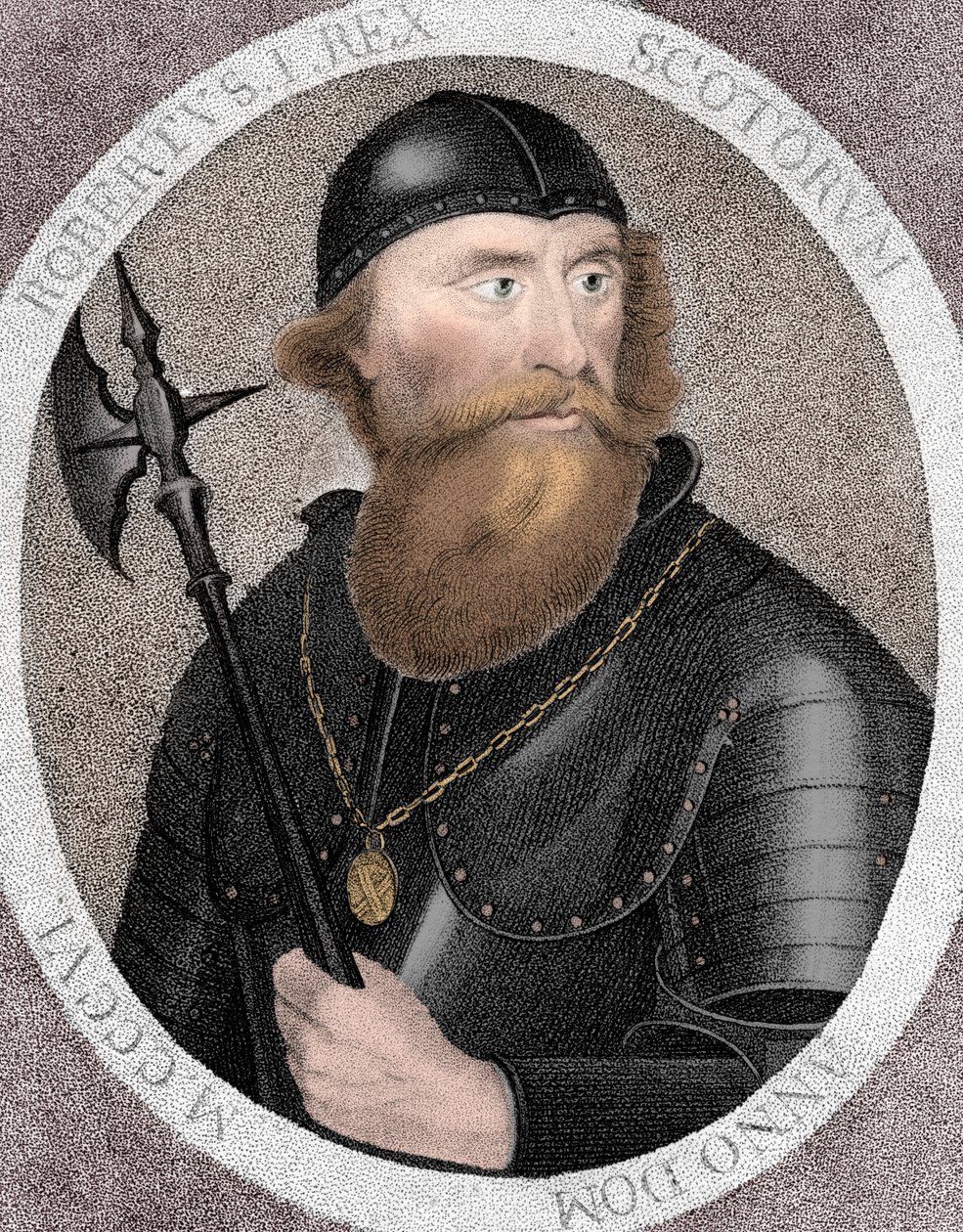 Robert I, powszechnie Robert Bruce, król Szkocji, 1797 autorstwa E Harding