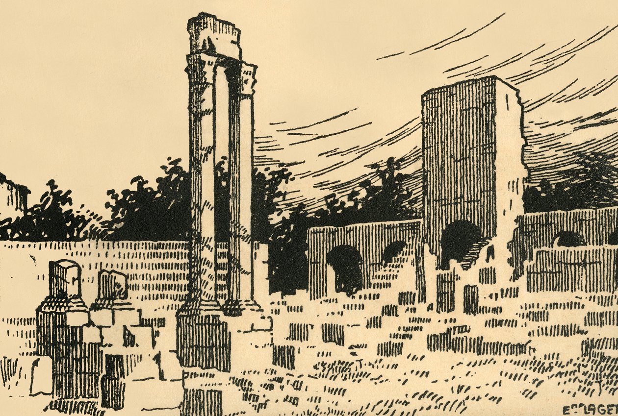 „Teatr Antyczny – Teatr Antyczny”, ok. 1920r. autorstwa E Laget
