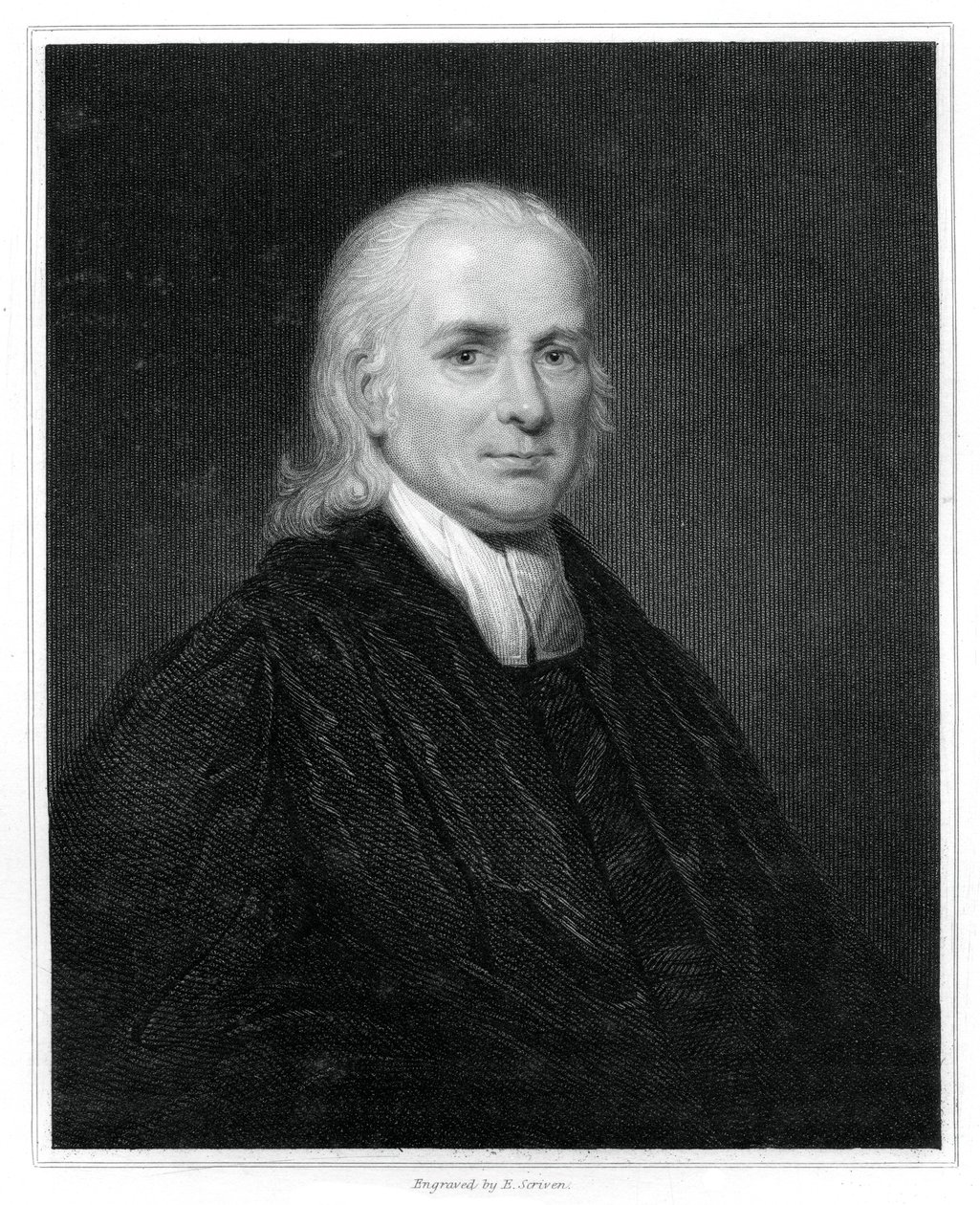 Christian Friedrich Schwarz, niemiecki misjonarz protestancki w Indiach, 1834. autorstwa E. Scriven