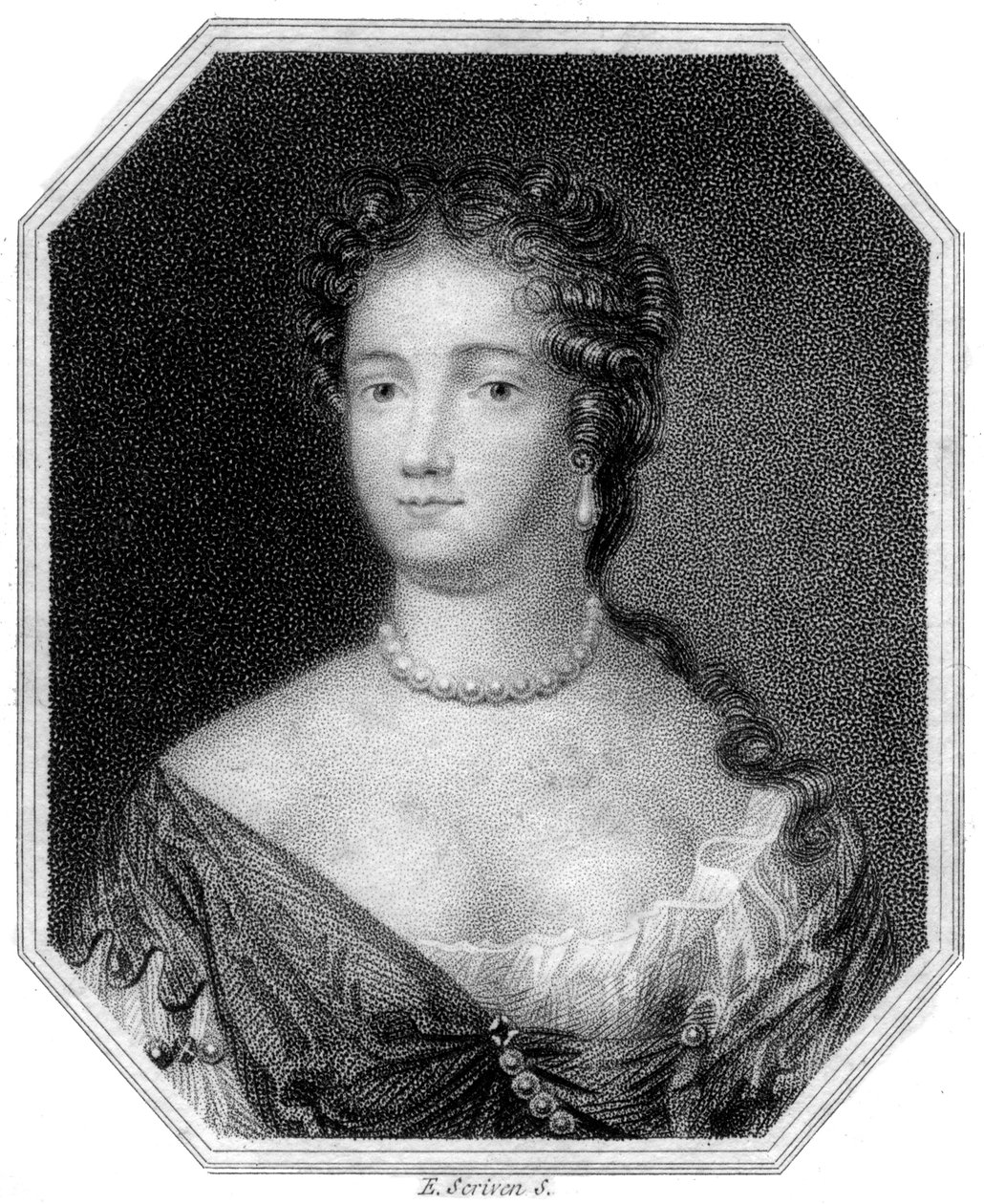 Lucy Barlow, inaczej Waters, 1810. autorstwa E. Scriven