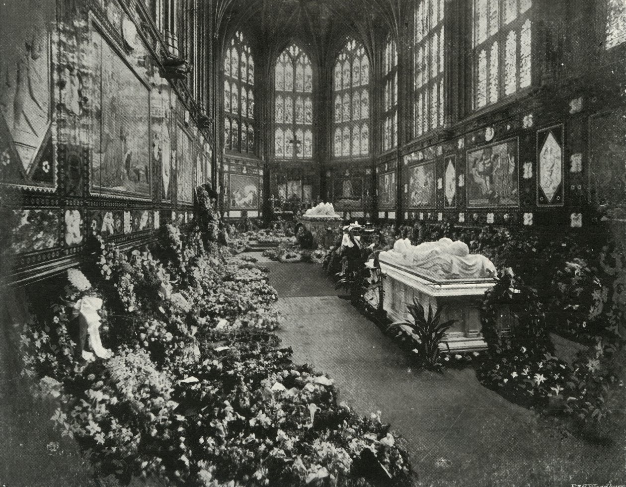 Pogrzeb J.Ś. Książę Clarence, styczeń 1892, c1897 autorstwa E. and S. Woodbury