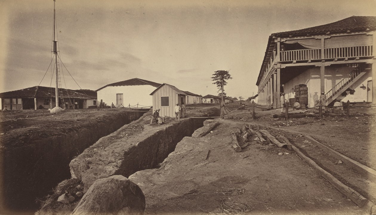 Akajutla, 1877. autorstwa Eadweard Muybridge