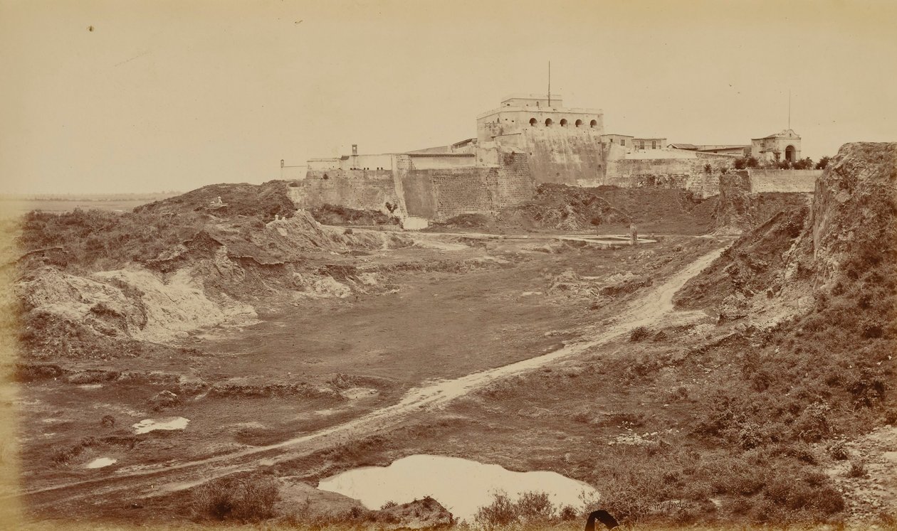 Zamek San José, Gwatemala autorstwa Eadweard Muybridge