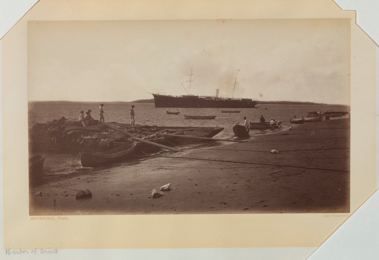 Port Corinto, Nikaragua autorstwa Eadweard Muybridge
