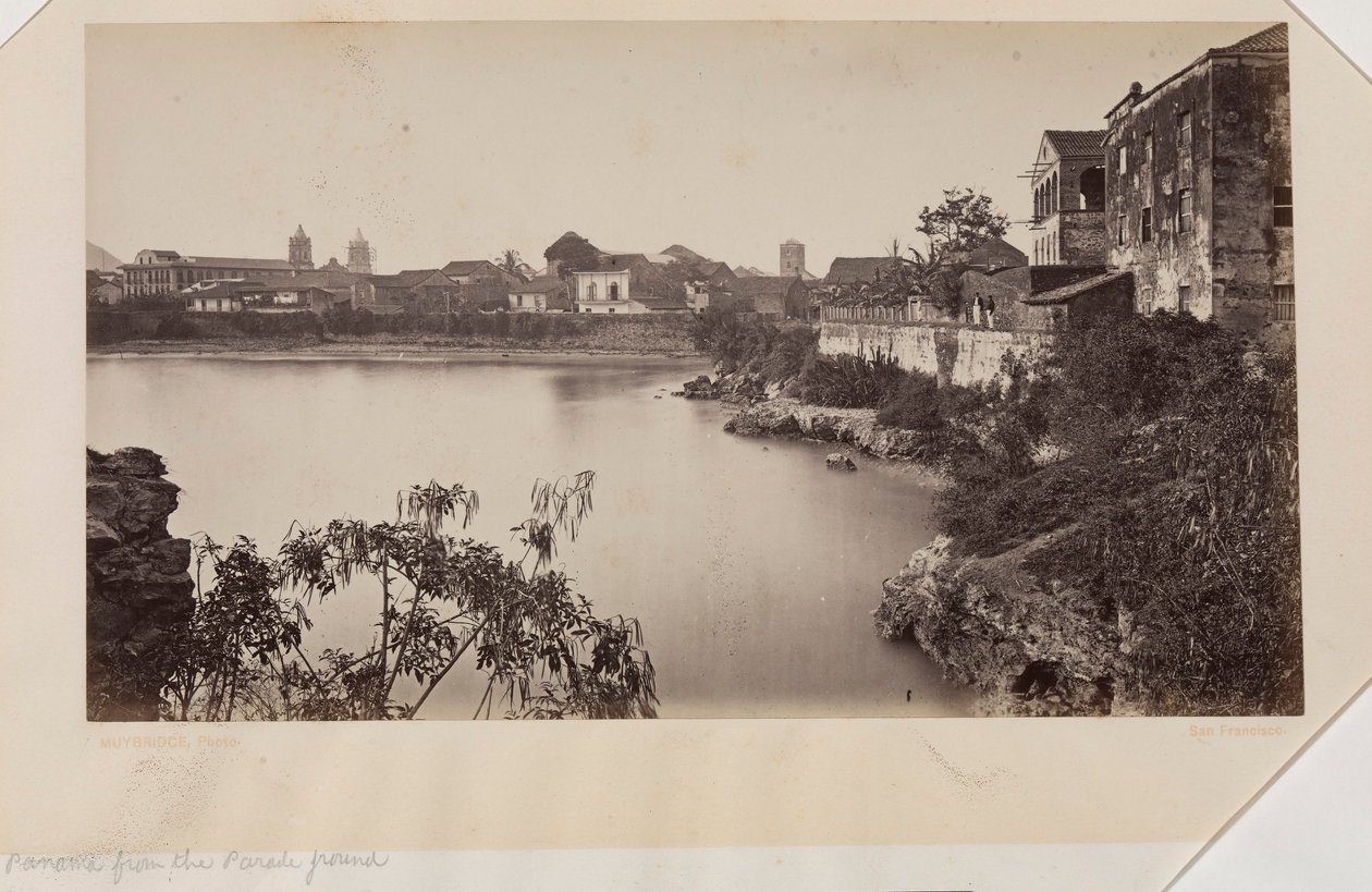 Panama z Parade Ground autorstwa Eadweard Muybridge