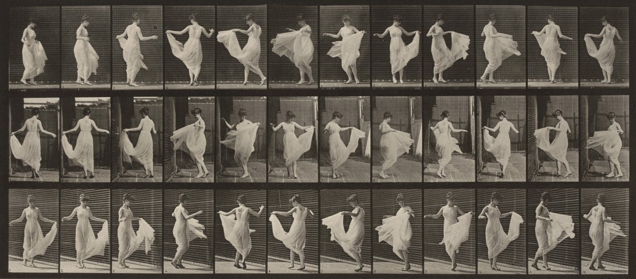 Tablica numer 192. Taniec (elegancki) autorstwa Eadweard Muybridge