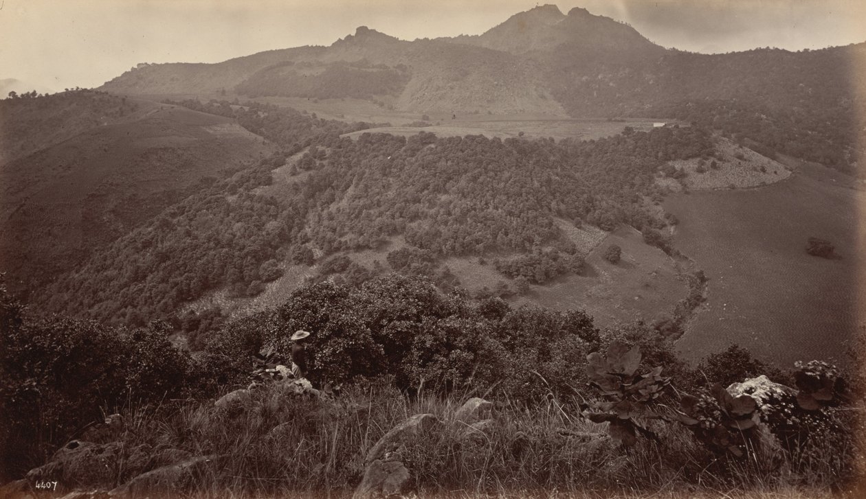 Wulkan Santa María, Quetzaltenango, Gwatemala autorstwa Eadweard Muybridge