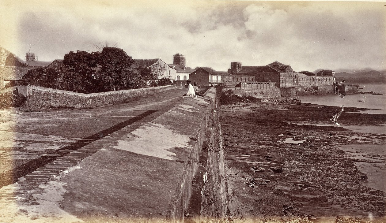 The Walls, Panama autorstwa Eadweard Muybridge