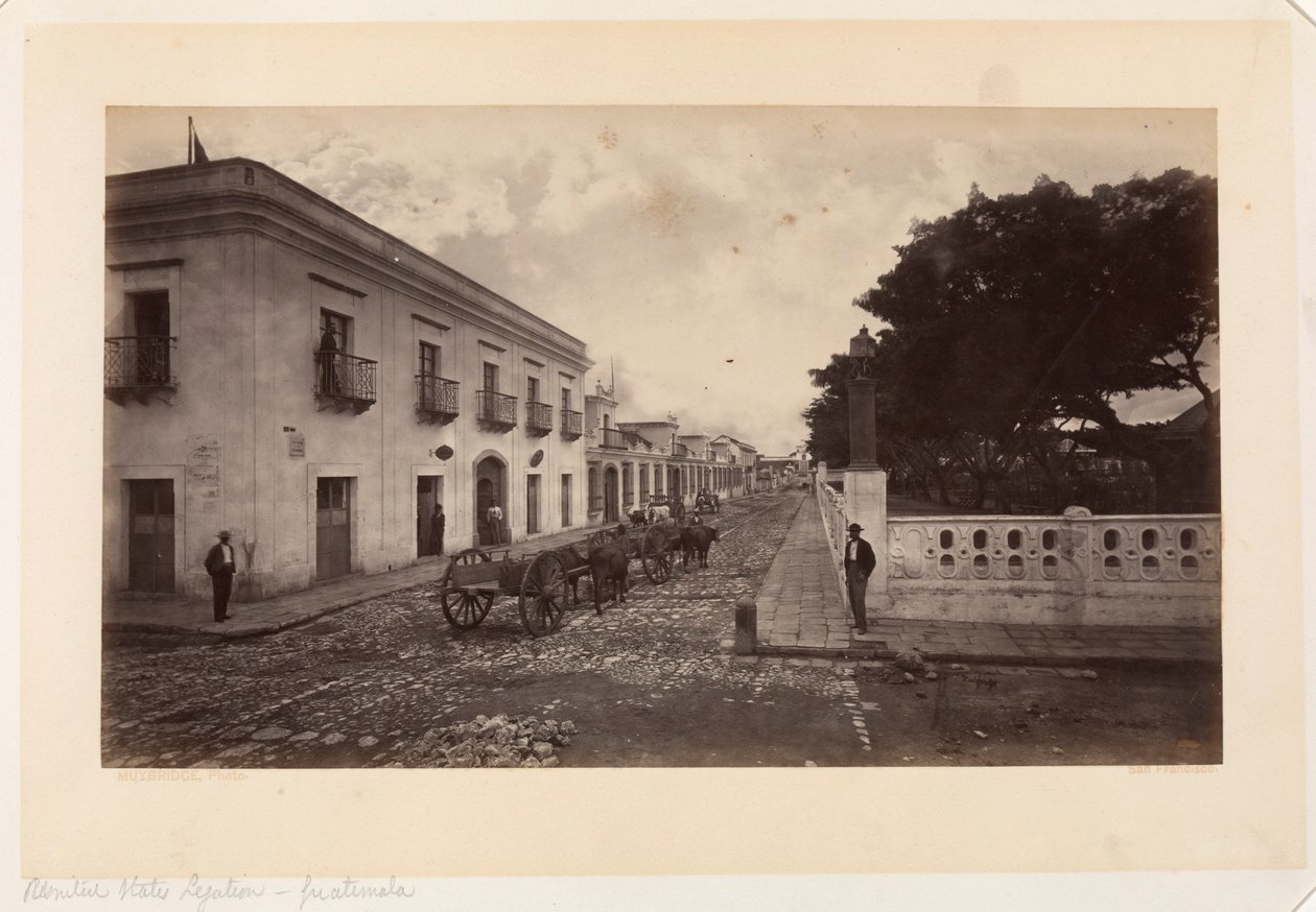 Przedstawicielstwo Stanów Zjednoczonych, Gwatemala autorstwa Eadweard Muybridge