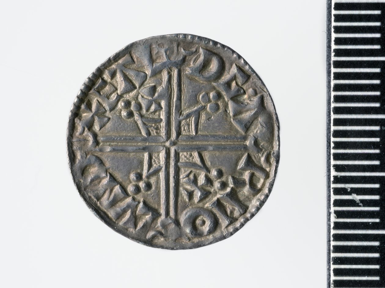 Penny of Aethelred II, mennica londyńska, 978 (srebro) (rewers 3706818) autorstwa Ealdgar Ealdgar