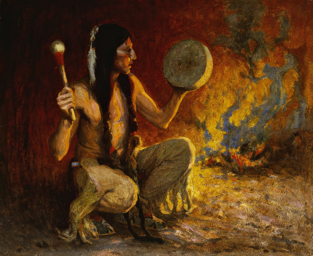 Sygnały nocne autorstwa Eanger Irving Couse