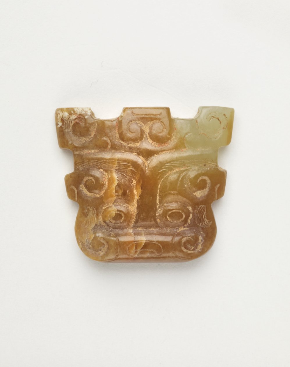 Wisiorek w kształcie zwierzęcej maski, 650-500 p.n.e. autorstwa Eastern Zhou Dynasty Chinese School