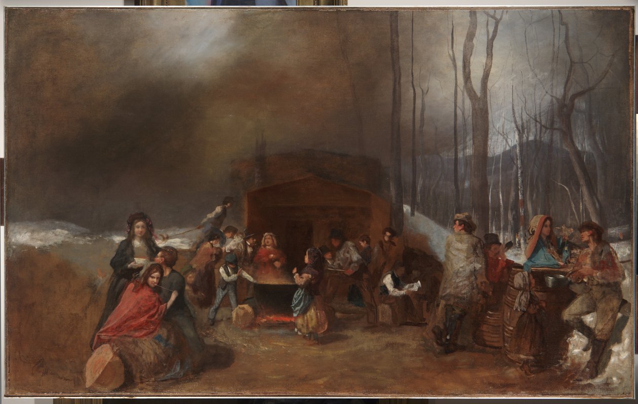 Odsłodzenie, c.1865 autorstwa Eastman Johnson