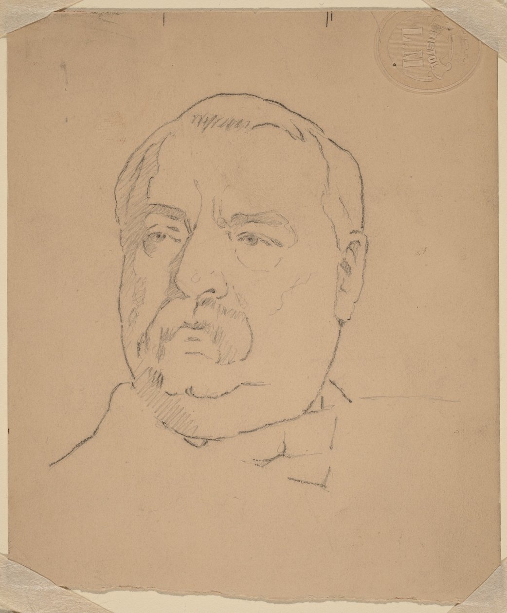 Grover Cleveland [awers] autorstwa Eastman Johnson