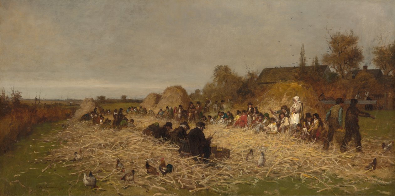 Pszczoła łuskana, wyspa Nantucket autorstwa Eastman Johnson