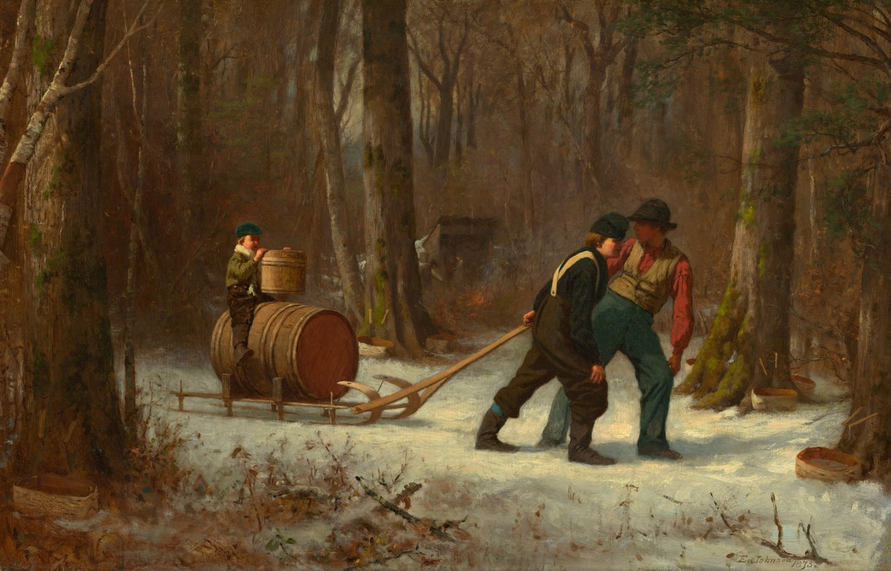 W drodze do obozu autorstwa Eastman Johnson