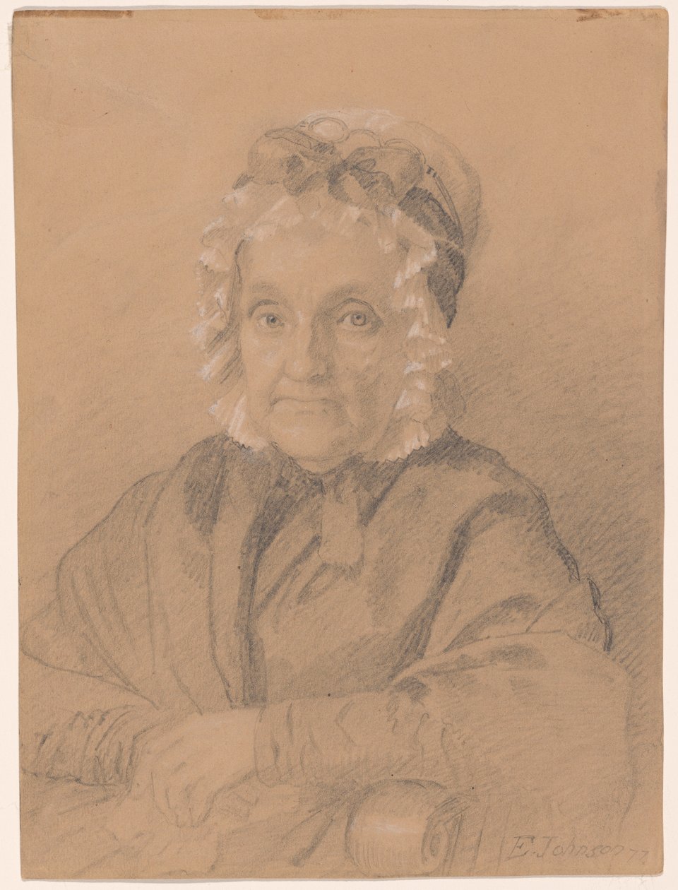 Portret pani Jeremiah Chandler autorstwa Eastman Johnson