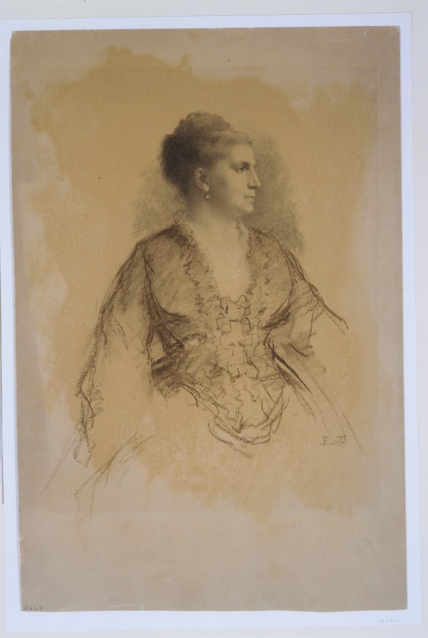 Portret kobiety autorstwa Eastman Johnson