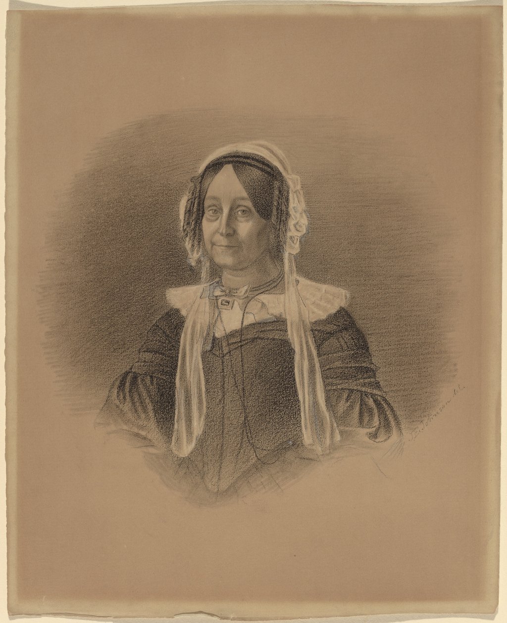 Portret starej kobiety autorstwa Eastman Johnson