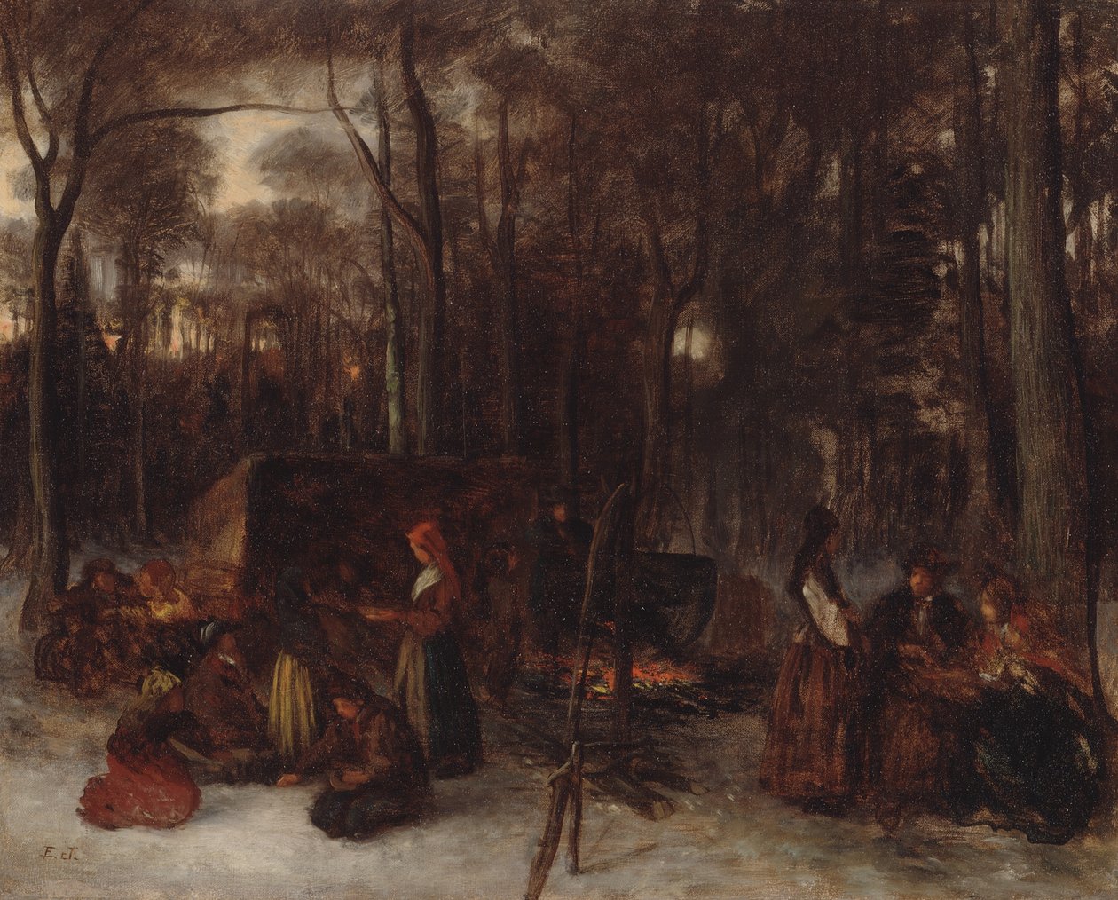 Degustacja cukru autorstwa Eastman Johnson