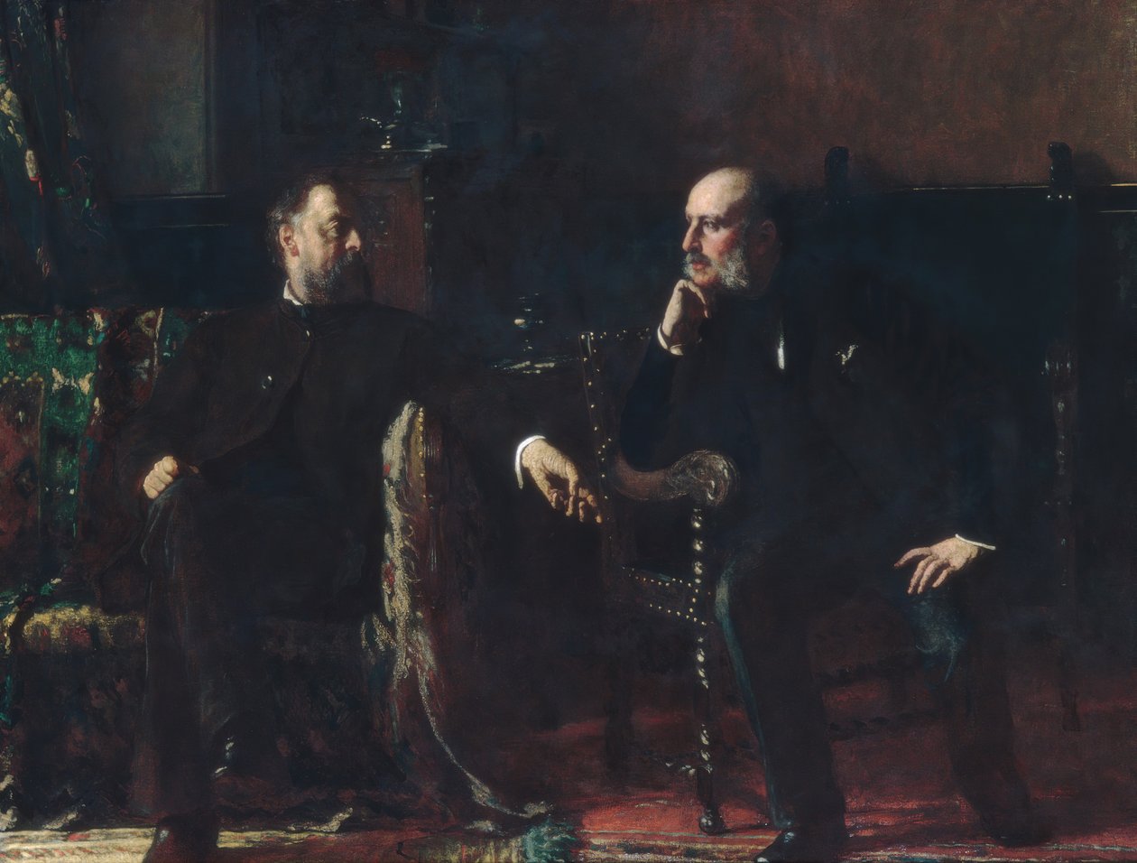 Ustawa o finansowaniu, 1881. autorstwa Eastman Johnson