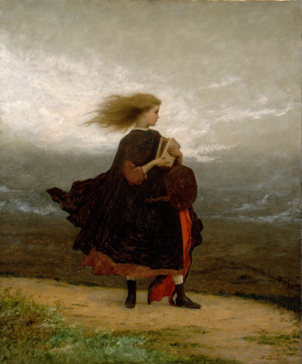 Dziewczyna, którą zostawiłem za sobą autorstwa Eastman Johnson