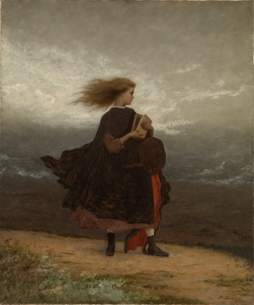 Dziewczyna, którą zostawiłem za sobą, ca. 1872. autorstwa Eastman Johnson