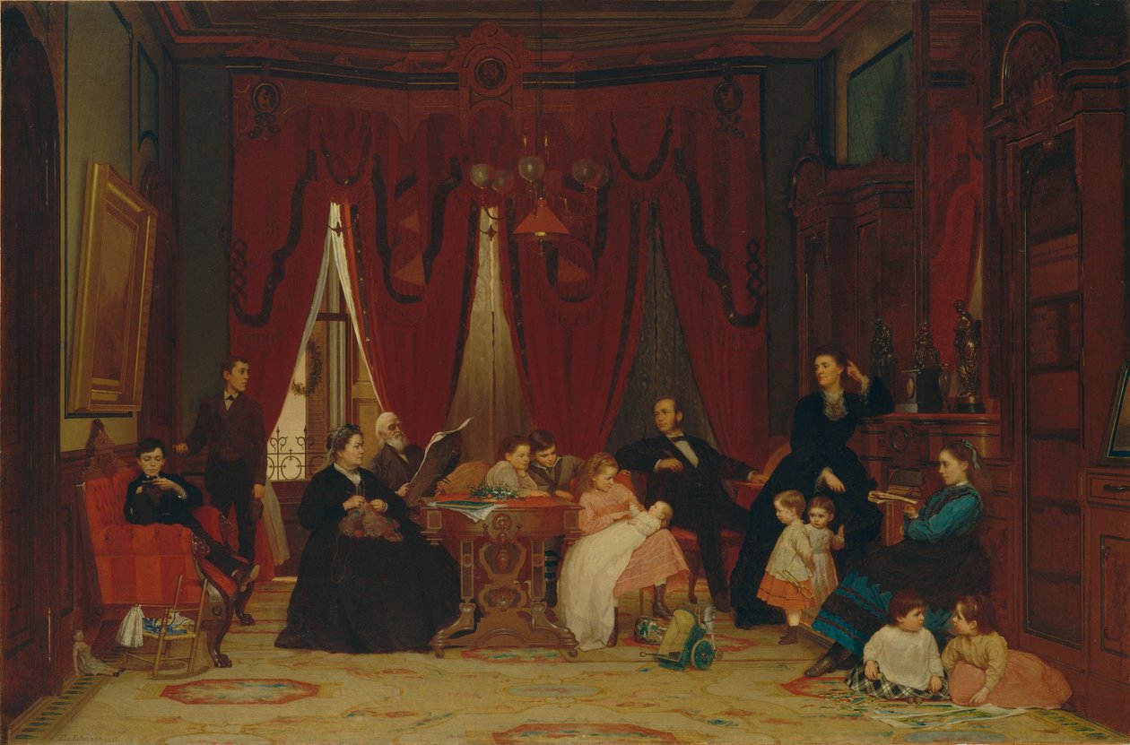 Rodzina Hatch autorstwa Eastman Johnson