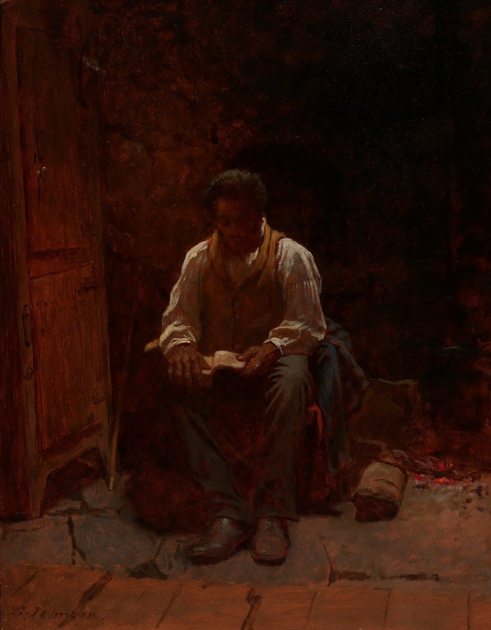 Pan jest moim pasterzem autorstwa Eastman Johnson