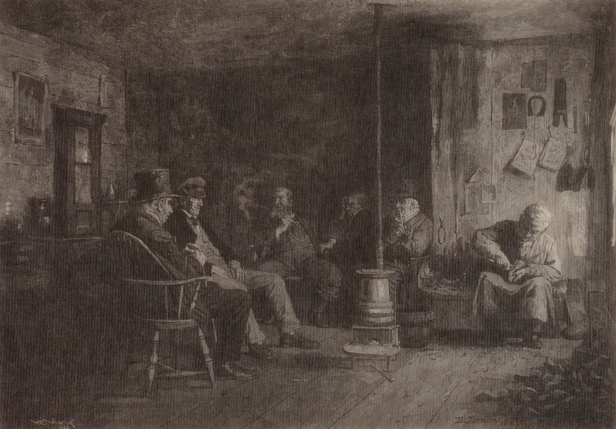 Szkoła Filozoficzna w Nantuckecie autorstwa Eastman Johnson