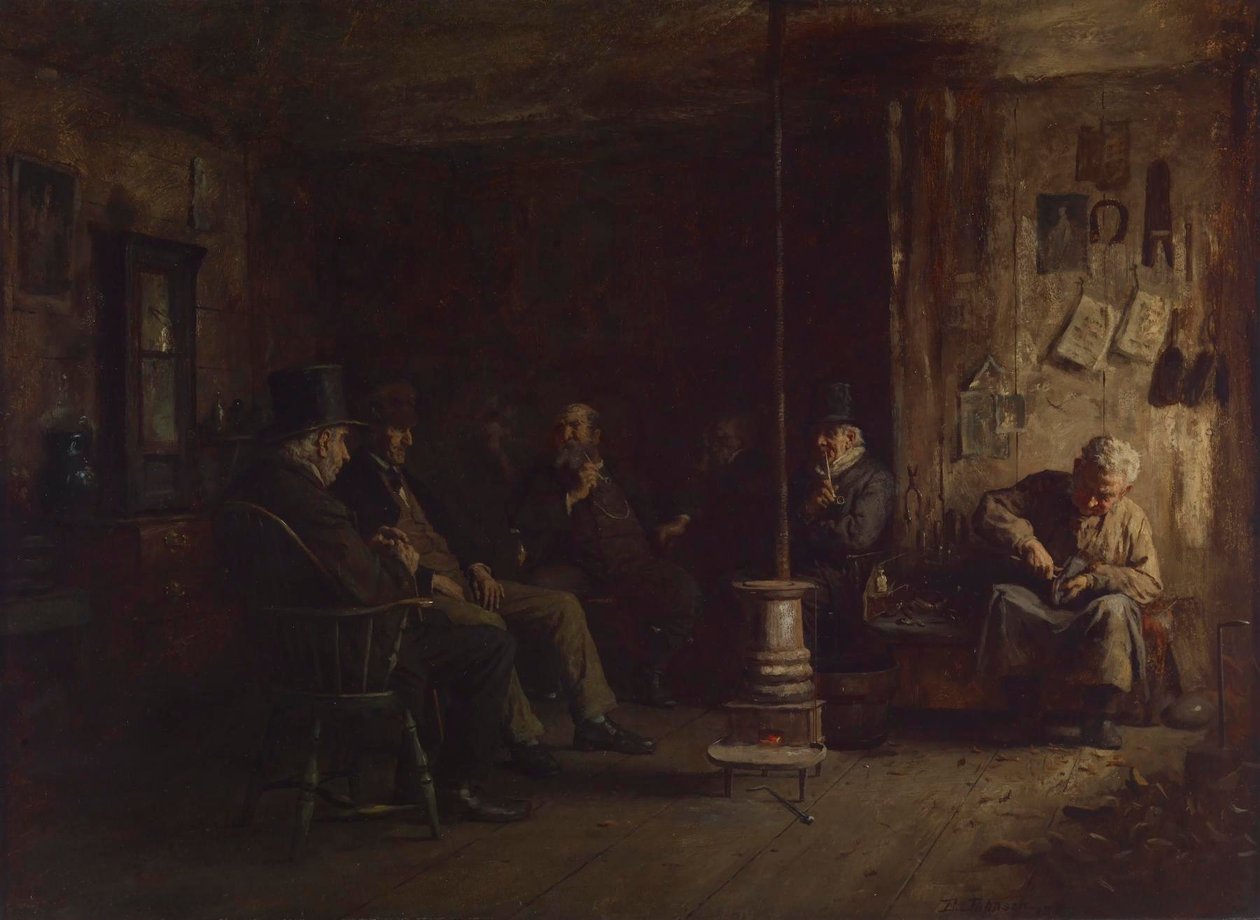 Szkoła Filozoficzna w Nantucket autorstwa Eastman Johnson