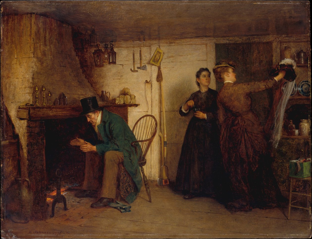 Nowa maska autorstwa Eastman Johnson