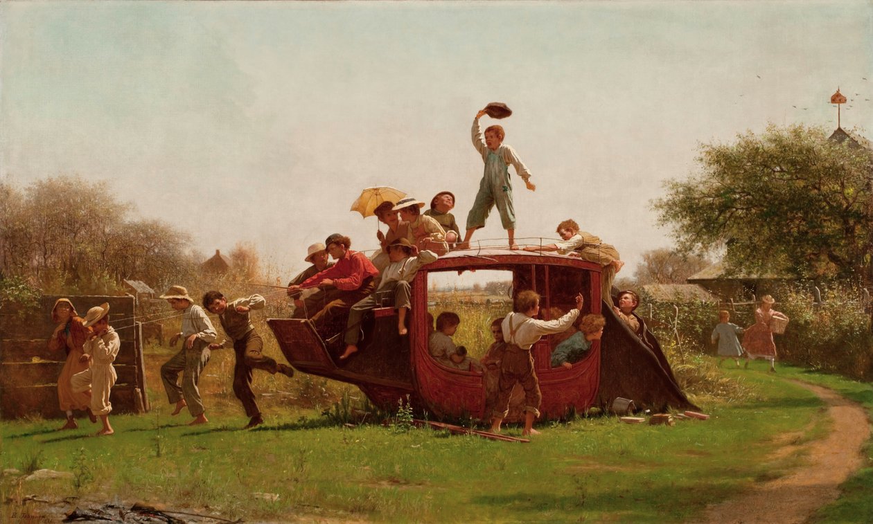 Stary dyliżans autorstwa Eastman Johnson