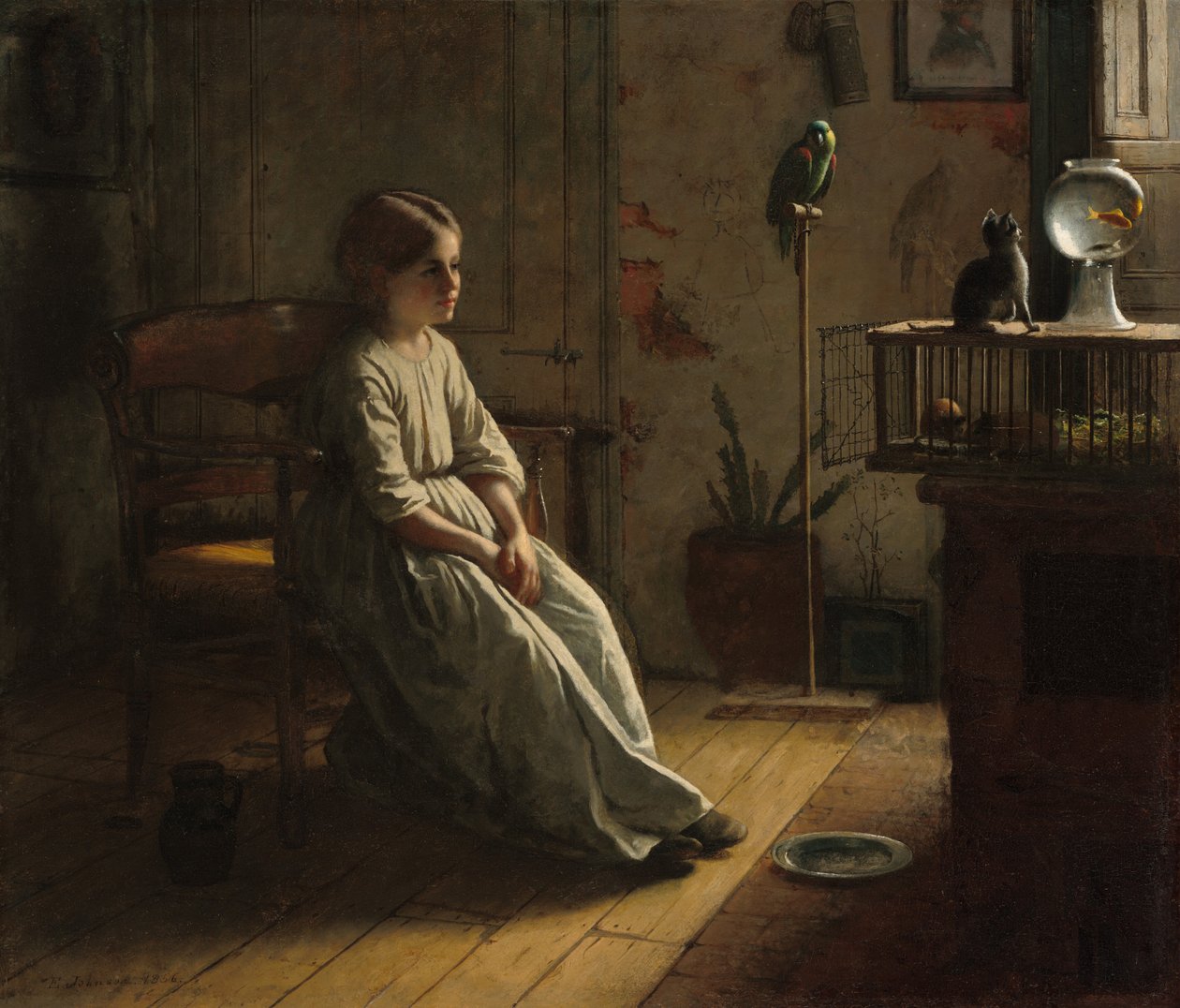 Zwierzęta autorstwa Eastman Johnson