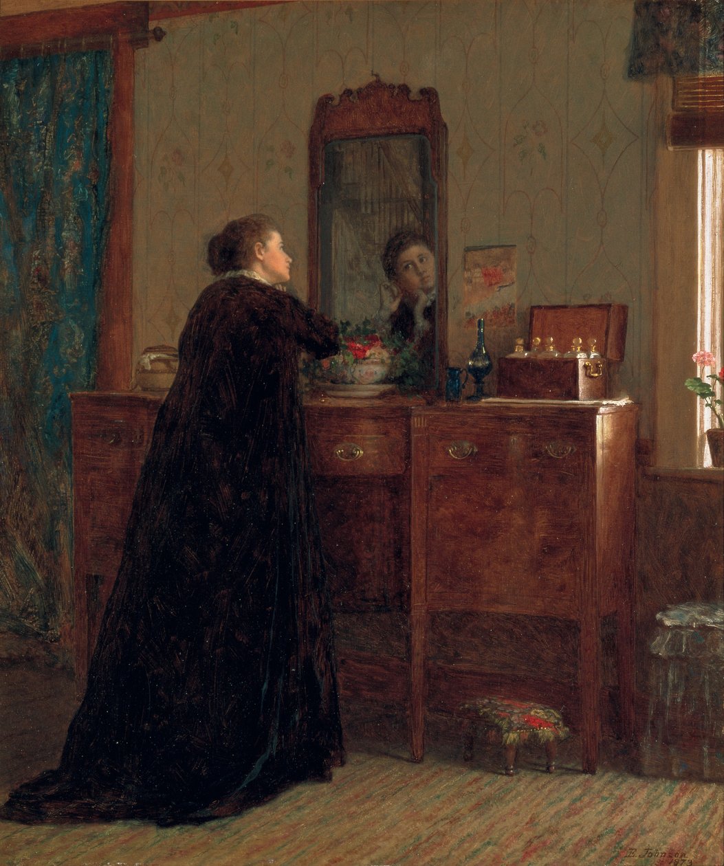 Toaleta autorstwa Eastman Johnson