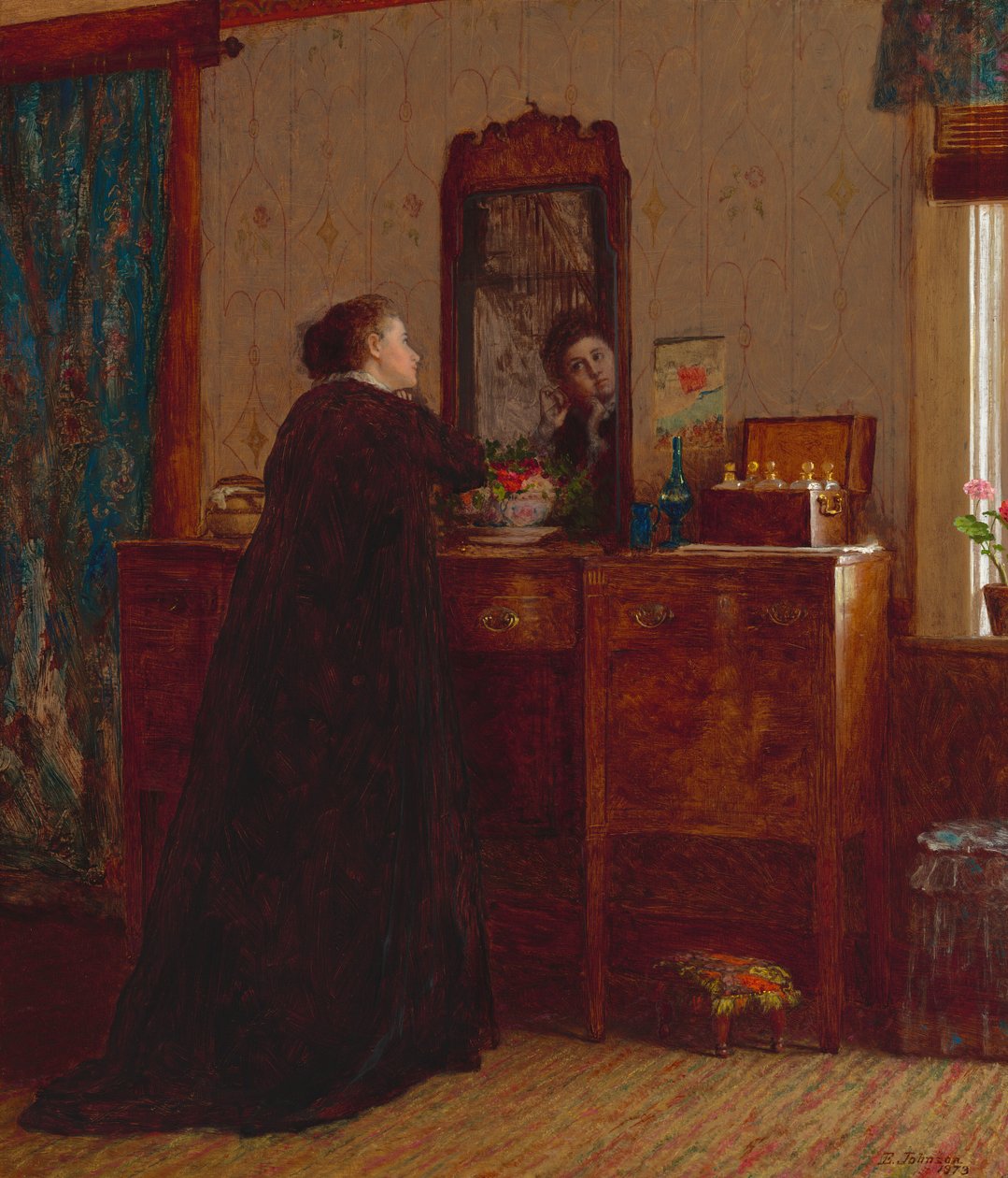 Toaleta, 1873. autorstwa Eastman Johnson