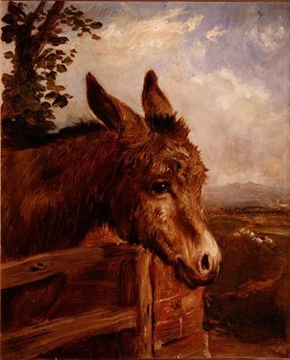 Osioł przy bramie autorstwa Ebenezer Newman Downard