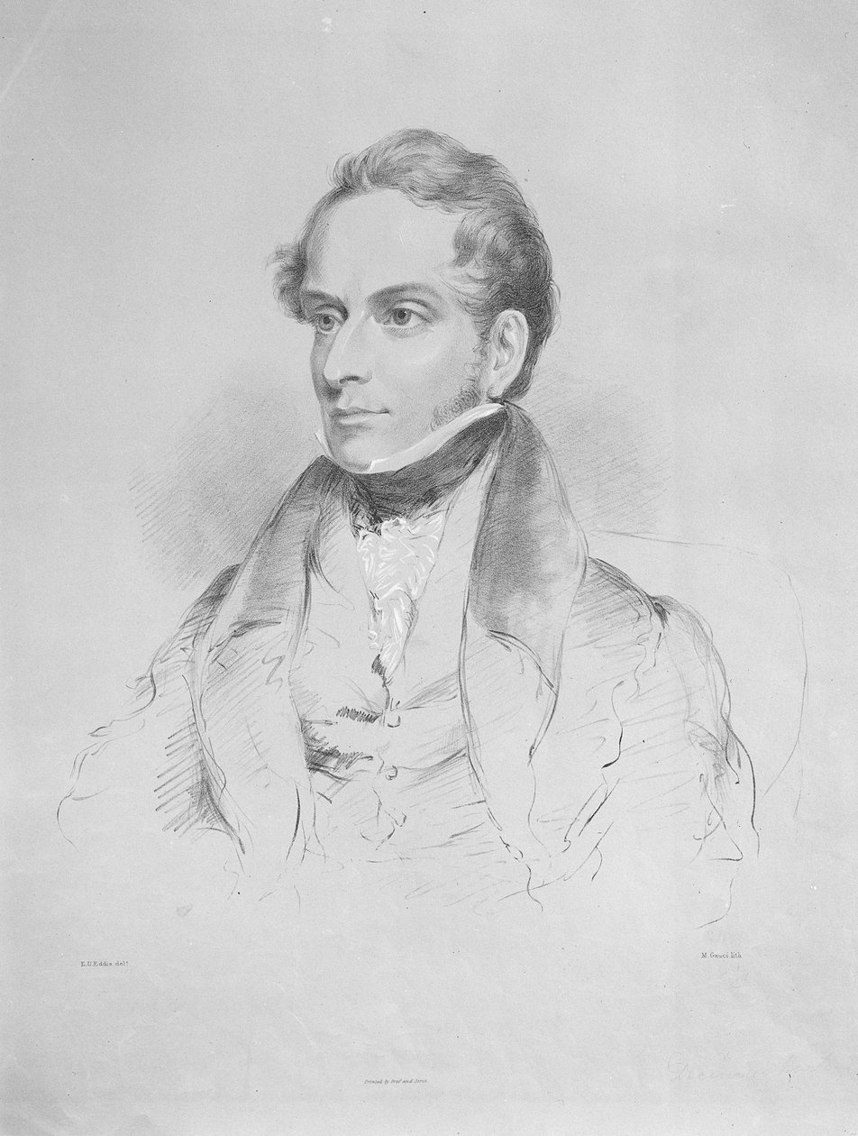 Децимус Бертон, литограф, Максим Гаучи, 1830-35 оны поли autorstwa Eden Upton Eddis