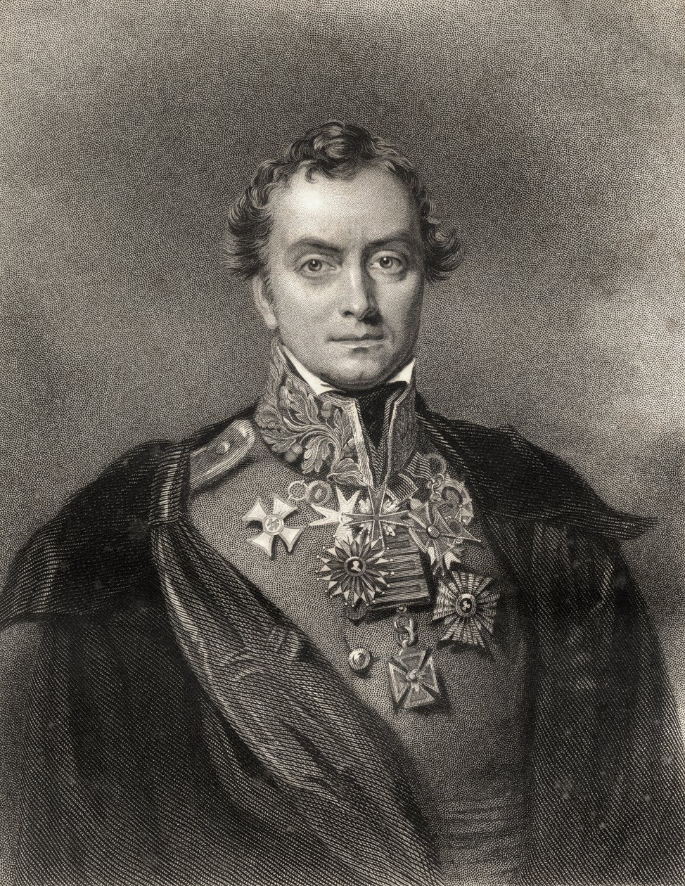 Henry Hardinge, sztychowany przez F. Holla, z „Narodowej Galerii Portretów, tom III”, wydana ok. 1820 r. autorstwa Eden Upton Eddis