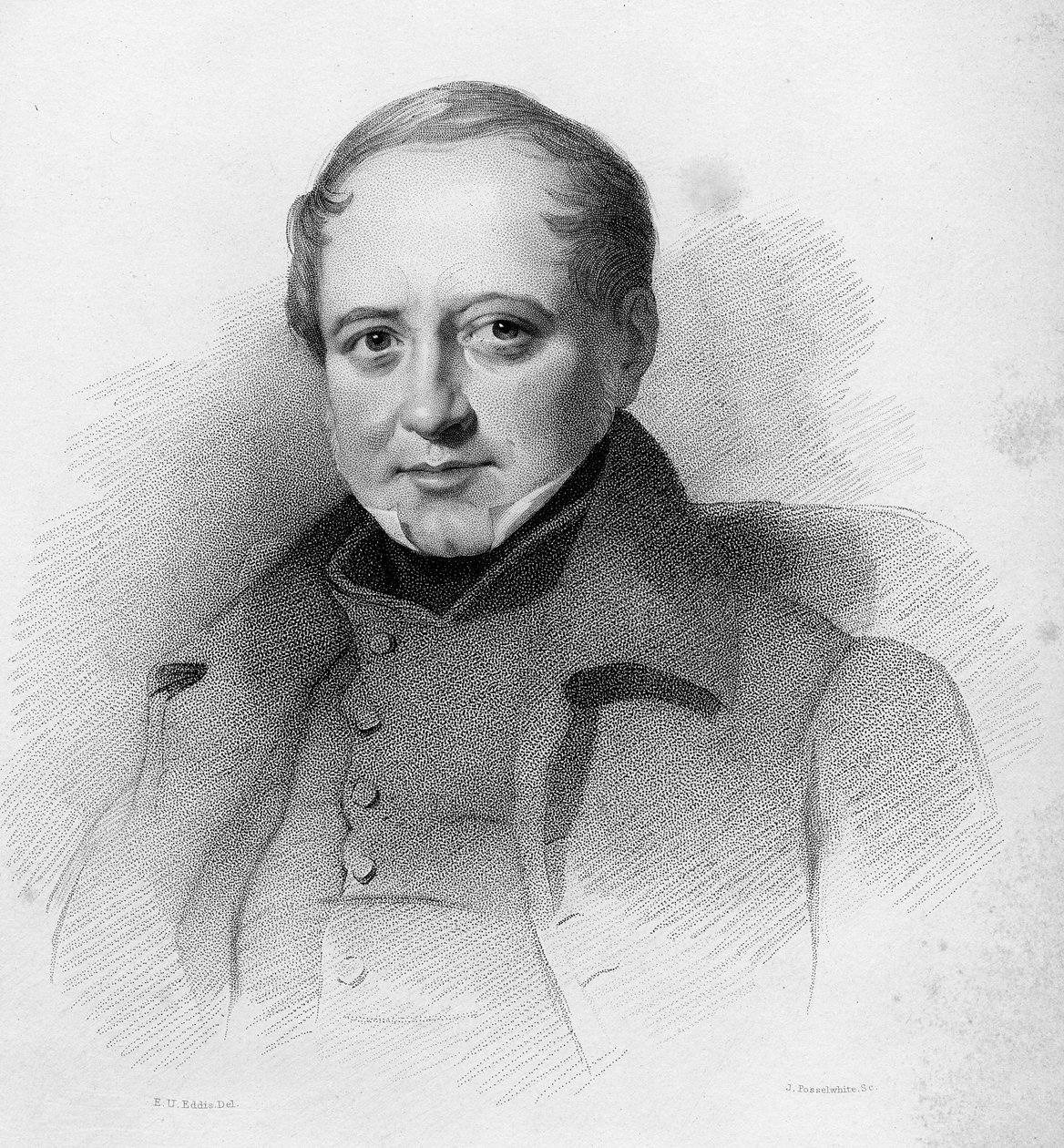 John Herman Merivale, grawerowany przez Jamesa Posselwhite