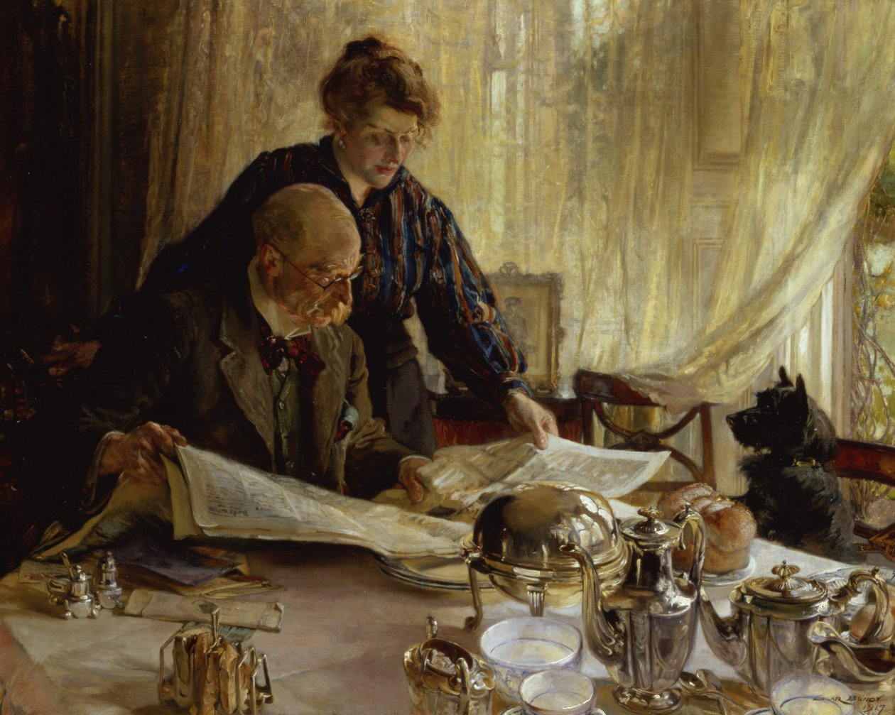 Depesze - czy jest wymieniony, 1917 autorstwa Edgar Bundy